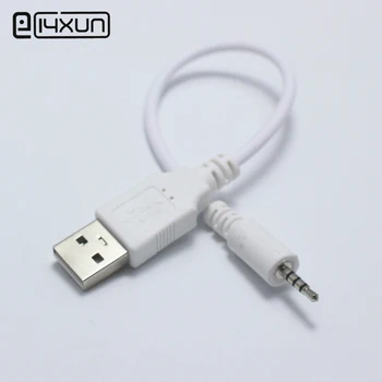EClyxun 1шт Штекер USB 2.0 A С Разъемом 2,5 мм 3,5 мм 4-Полюсный Стереоразъем Аудио Кабель Для Передачи Данных Разъем Для Зарядки MP3 MP4 Белый