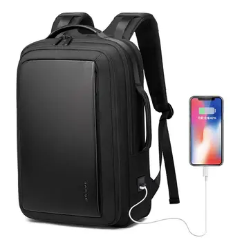 Модный мужской 15-дюймовый рюкзак для ноутбука, внешняя USB-зарядка, компьютерные рюкзаки, Противоугонный Водонепроницаемый рюкзак для путешествий унисекс