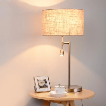 Настольная Лампа В Американском Стиле Настольные Лампы Для Гостиной Лампа Для Чтения Защита Глаз Учебная Лампа Led Light E27 И Светодиодная Лампа Для Чтения